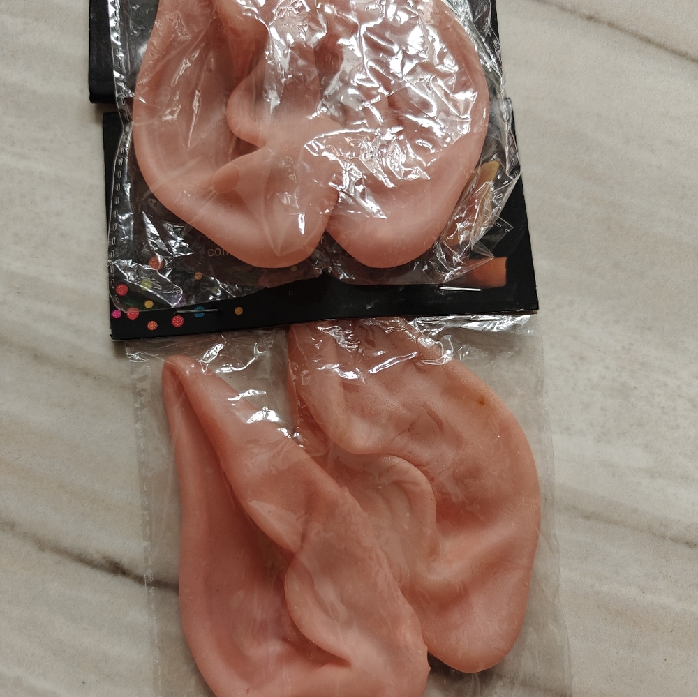 NWT Elf Ears LOTR-inspired Cosplay Costume - Pink Undertones